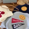 Children's hoodie 2024 fabric with sugar Winter new collection: Cute cartoon fleece hoodie for boys and girls, versatile top for babies Specification image